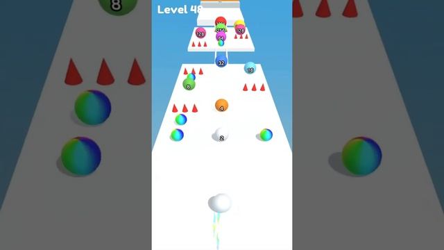 Ball Run 2048 Real Merge ! All Levels Gameplay (42-54) android,ios смотреть онлайн