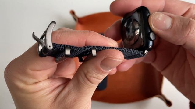 Apple Watch 7 41 Nike Midnight BluShark Blue Watch Band Knit Weave For Apple Watch 38/40 (Unboxing) смотреть онлайн