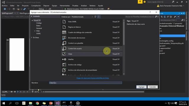 Desarrollo Windows 10 - Controles Avanzados смотреть онлайн