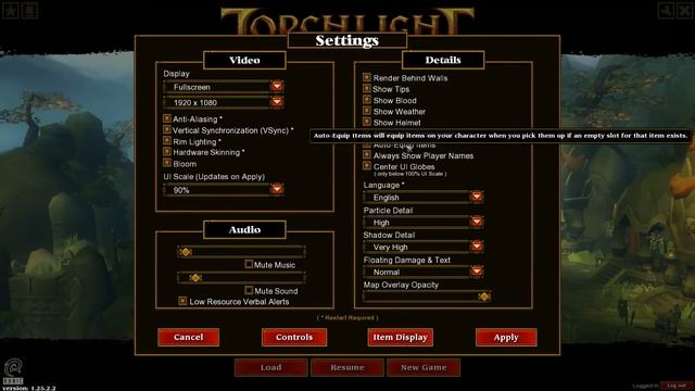 Torchlight 2 - Settings Overview (Graphics and Game-Play Settings) смотреть онлайн
