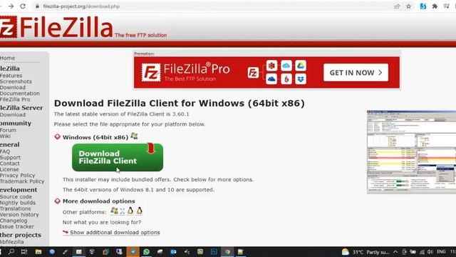 How to Download and Install FileZilla Client on Windows 10 смотреть онлайн