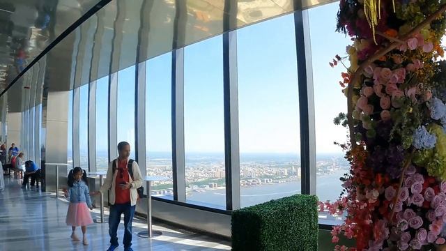 Edge New York - The tallest observatory in New York| With Hudson Yards area and the Vessel in 4K смотреть онлайн