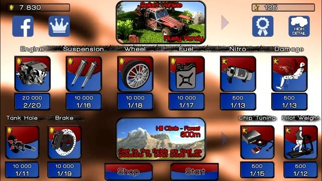 Hill Climb Racer Dirt Masters - Android Gameplay [Full HD] смотреть онлайн