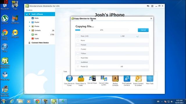 How to Copy iDevice Music,Photos,Contacts etc Into Your iTunes Library смотреть онлайн