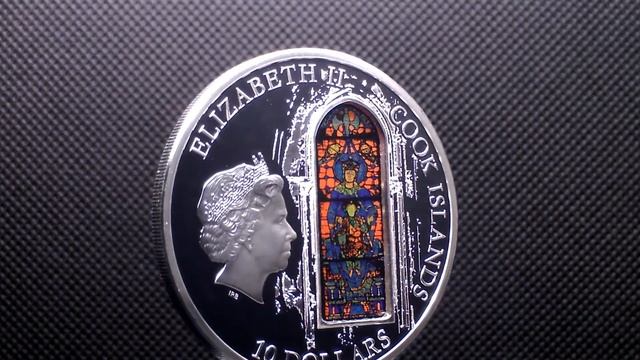 $10 Silver Coin Cook Islands 2013 - Windows of Heaven Chartres смотреть онлайн