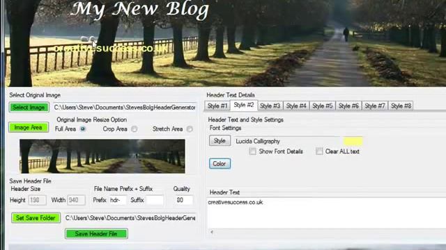 How to Add text to a Blog Header Image смотреть онлайн