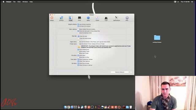 Customizing the MacOS Experience (a little bit) Using Deeper смотреть онлайн