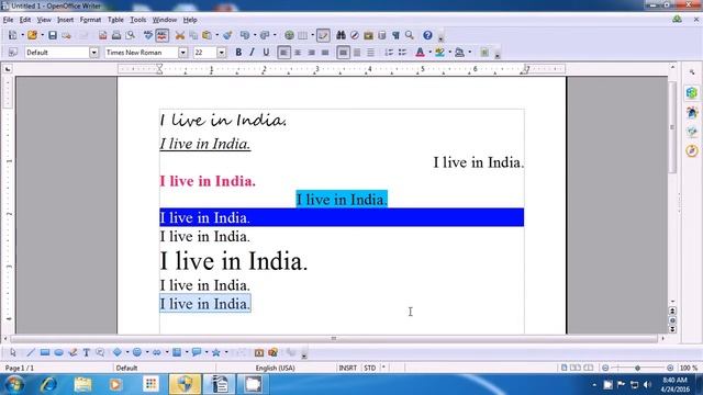 Class 11 Open Office Writer 1 - Learn computers - Computer Education Online & Free (In Telugu) смотреть онлайн