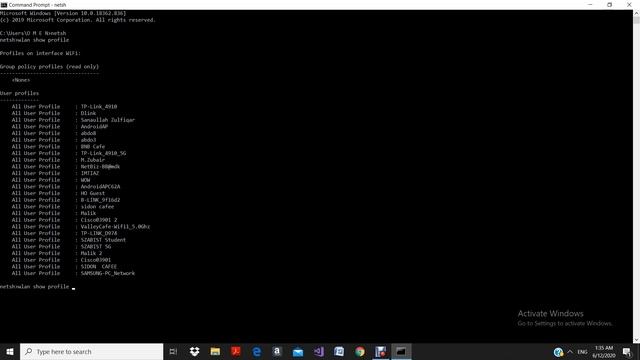 How to show wifi password in windows 10 using CMD смотреть онлайн