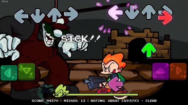 Friday Night Funkin Vs MX Demo Android Vs Mario 85 смотреть онлайн