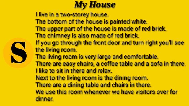 My House - English Listening @ Speaking - Lesson 70 смотреть онлайн
