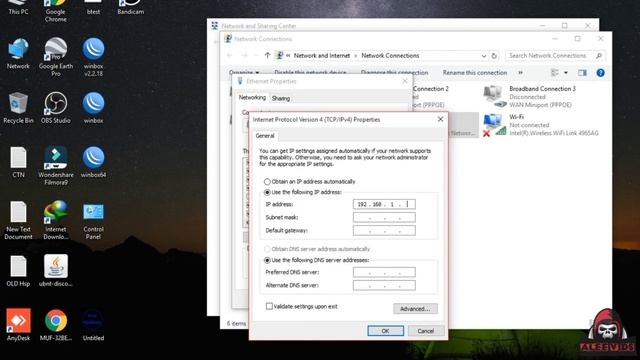How to Add LAN static Ip in Windows10 | Windows 10 ma LAN ko kasy Static IP daty hy смотреть онлайн