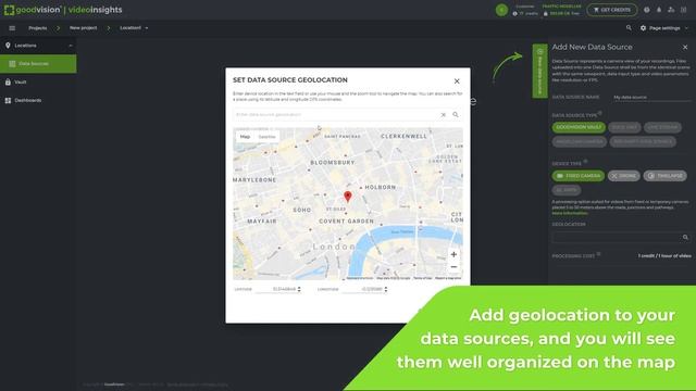 GoodVision's map view for your traffic projects смотреть онлайн