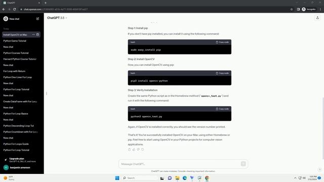 how to install opencv python on mac смотреть онлайн