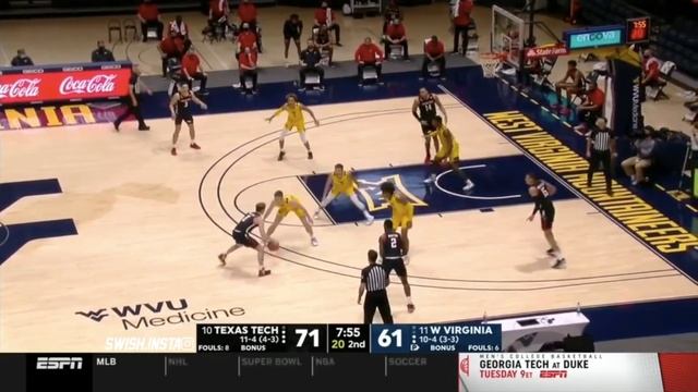 Mac McClung Goes For 30 At #11 West Virginia | Full Highlights 1.25.21 | 30 Points! смотреть онлайн