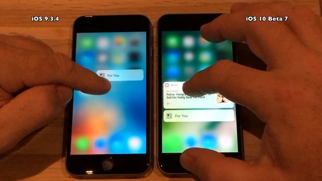 iPhone 6S : iOS 9.3.4 vs iOS 10 Beta 7 / Public Beta 6 Build 14A5345a Speed Test смотреть онлайн