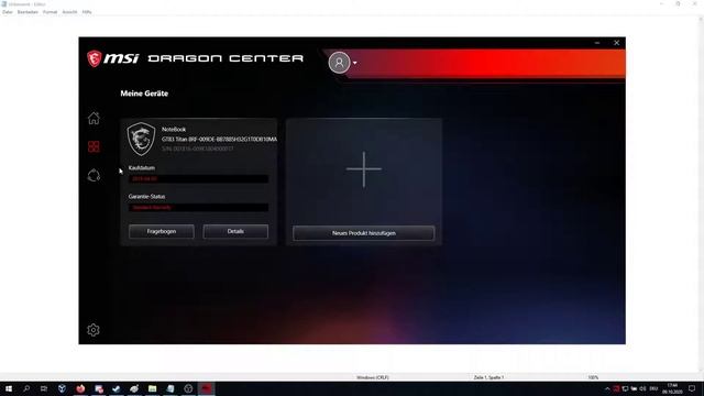 MSI Dragon Center 2.0.75 Fehlerbericht смотреть онлайн