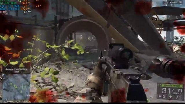 Battlefield 4 - Core i5 3470 - GT640 Gameplay смотреть онлайн