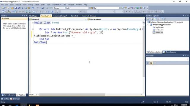VB.Net Rich Textbox control | properties, Methods and events| vb.net windows programming смотреть онлайн