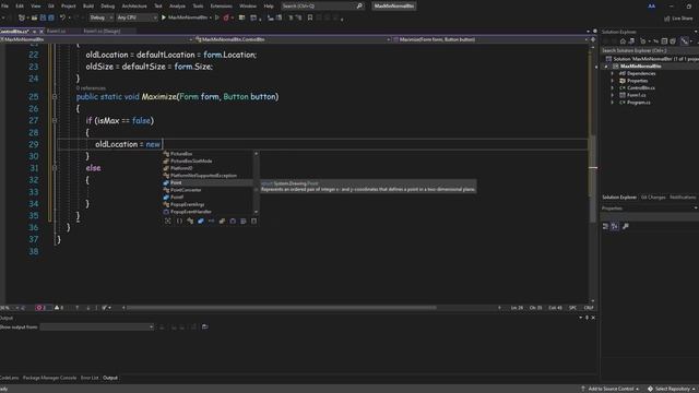 C# Make Minimize Maximize Exit Button in windows form смотреть онлайн