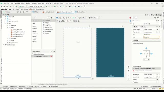 Constraint Layout in Android Studio (Tutorial 3) in Tamil смотреть онлайн