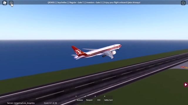 ROBLOX - Qatar Airways - Economy Class - Boeing 777 - Ras Al Khaimah Int. Airport смотреть онлайн