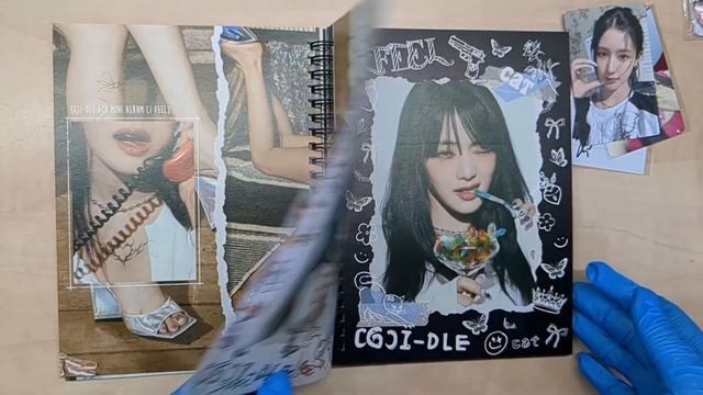 (G)I-DLE - I Feel (cat ver.) unboxing! (Apple music POB) смотреть онлайн