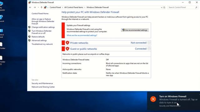How to Turn Firewall On and Off Windows 10 смотреть онлайн