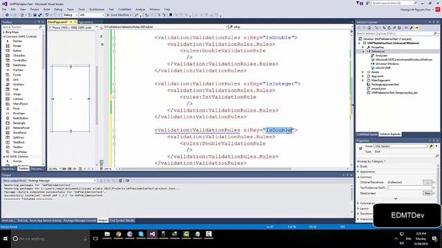 Windows 10 Universal Apps - Validation TextBox смотреть онлайн