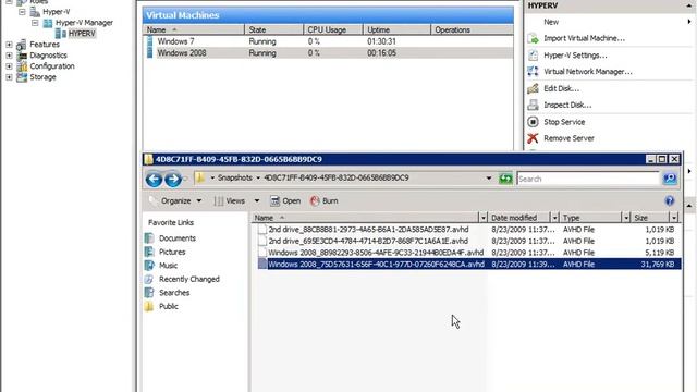 Hyper V Snapshots смотреть онлайн