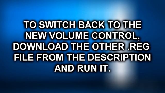 OLD VOLUME CONTROL - SPEED UP WINDOWS 10 смотреть онлайн