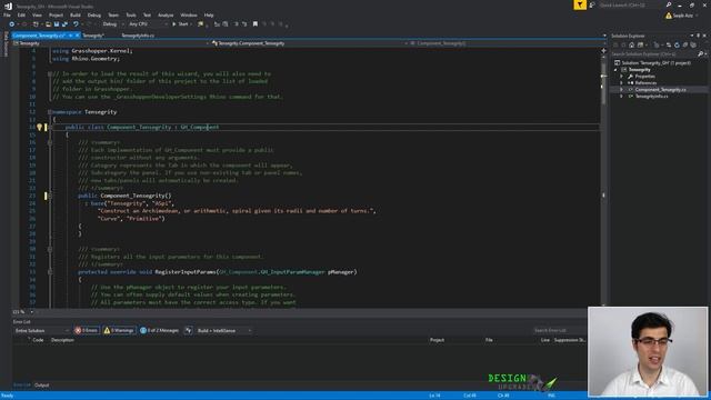 C# Scripting in Grasshopper - Tensegrity plugin 2/7 смотреть онлайн