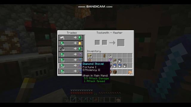 How to get easily Enchanted Diamond Armor and tools in Minecraft with villagers. смотреть онлайн