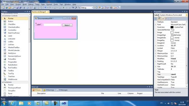 Visual Basic 2010 พื้นฐาน EP.1 การสร้างโปรเจค смотреть онлайн