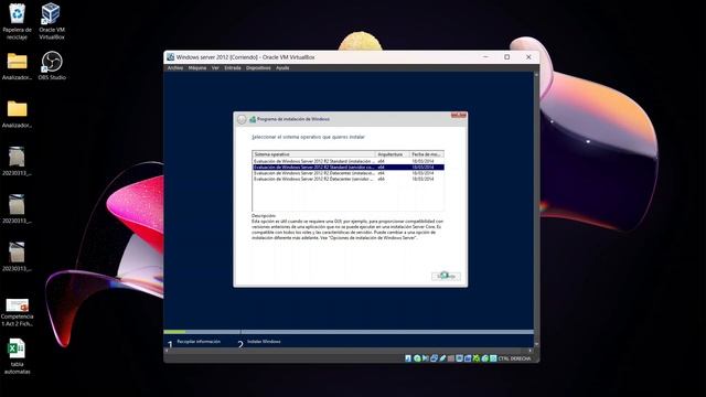 Instalación Windows server 2012 en virtual box смотреть онлайн
