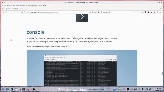 KDE Gear 23.04 Nouvelles applications disponibles смотреть онлайн