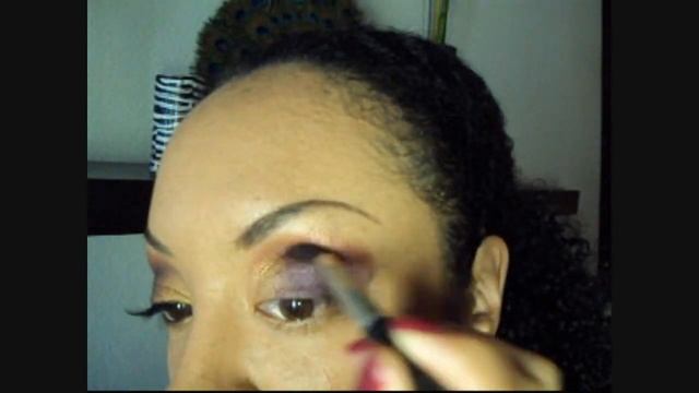 Purple Bronze Copper Eyeshadow Eyelook Tutorial! смотреть онлайн