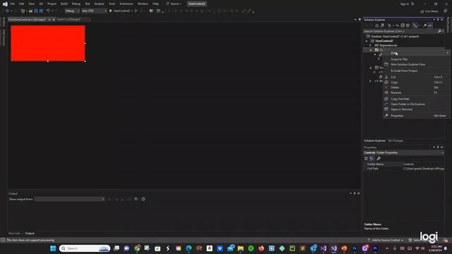 C# Programming - How to add user control to your Windows Form смотреть онлайн