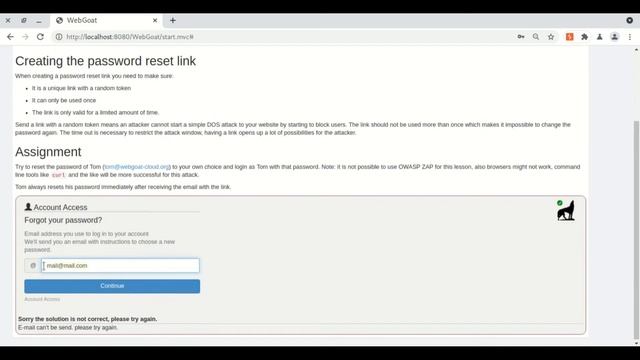 How hackers try to reset your passwords on social media | WebGoat solution broken authentication смотреть онлайн