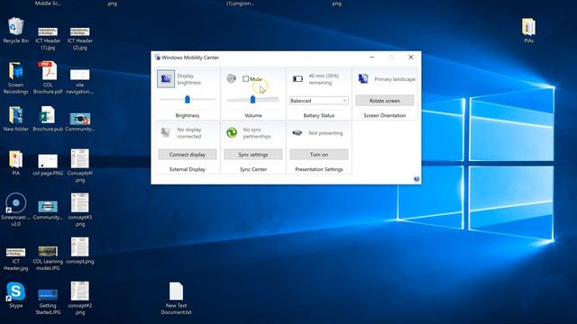 Turn presentation Mode on in Mobility Center смотреть онлайн