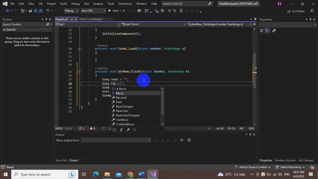 WIndows form 1- Bài 1 смотреть онлайн