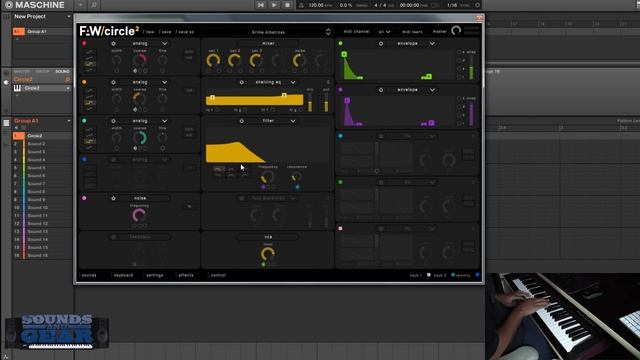 FAW Circle 2 Synthesizer Demo and Giveaway - SoundsAndGear.com смотреть онлайн
