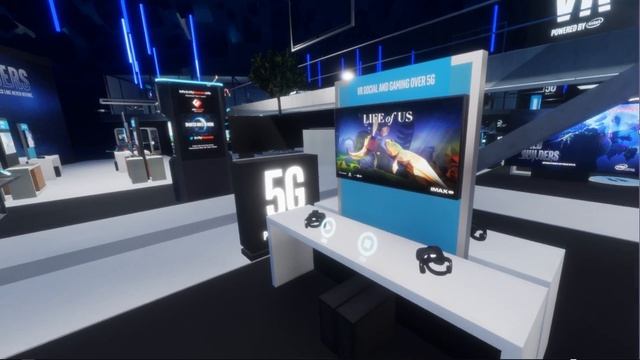 CES 2018 Intel Booth In Sansar VR -- HTC VIVE 4k смотреть онлайн
