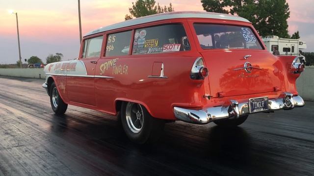 “Spine Tingler” 1956 Pontiac wagon semifinals loss at SEGA Silver Dollar Motorsports Park 3/25/23. смотреть онлайн