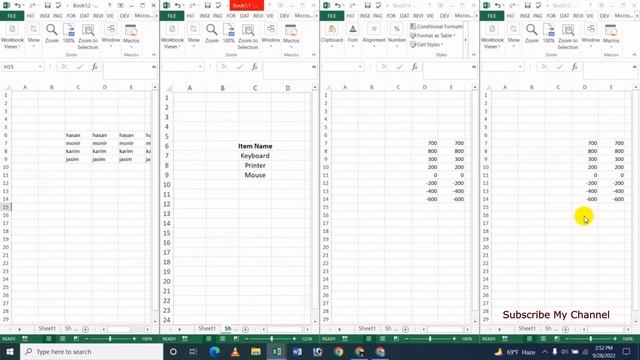 How To Show MS Excel Sheet In Multiple Windows - Bangla смотреть онлайн