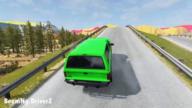 🚗 New Jeep On the Hill Cross the Speedbumps | BeamNG.DriverZ | BeamNG.Drive смотреть онлайн