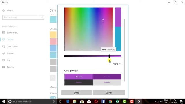 Windows 10 Tutorials in Telugu | Part 08 | How to change color settings windows 10 in telugu смотреть онлайн