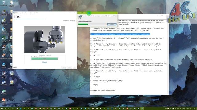 How to install PTC Creo Elemment Pro 5 0 ( hướng dẫn cài đặt PTC Creo Elemment Pro 5 0 ) смотреть онлайн