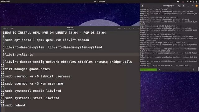 How to Install Virt-Manager Gnome-Boxes on Pop!_OS 22.04 - Ubuntu 22.04 смотреть онлайн