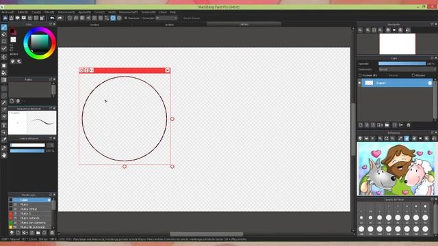 MEDIBANG PAINT PC FORMAS BASICAS CIRCUNFERENCIA смотреть онлайн